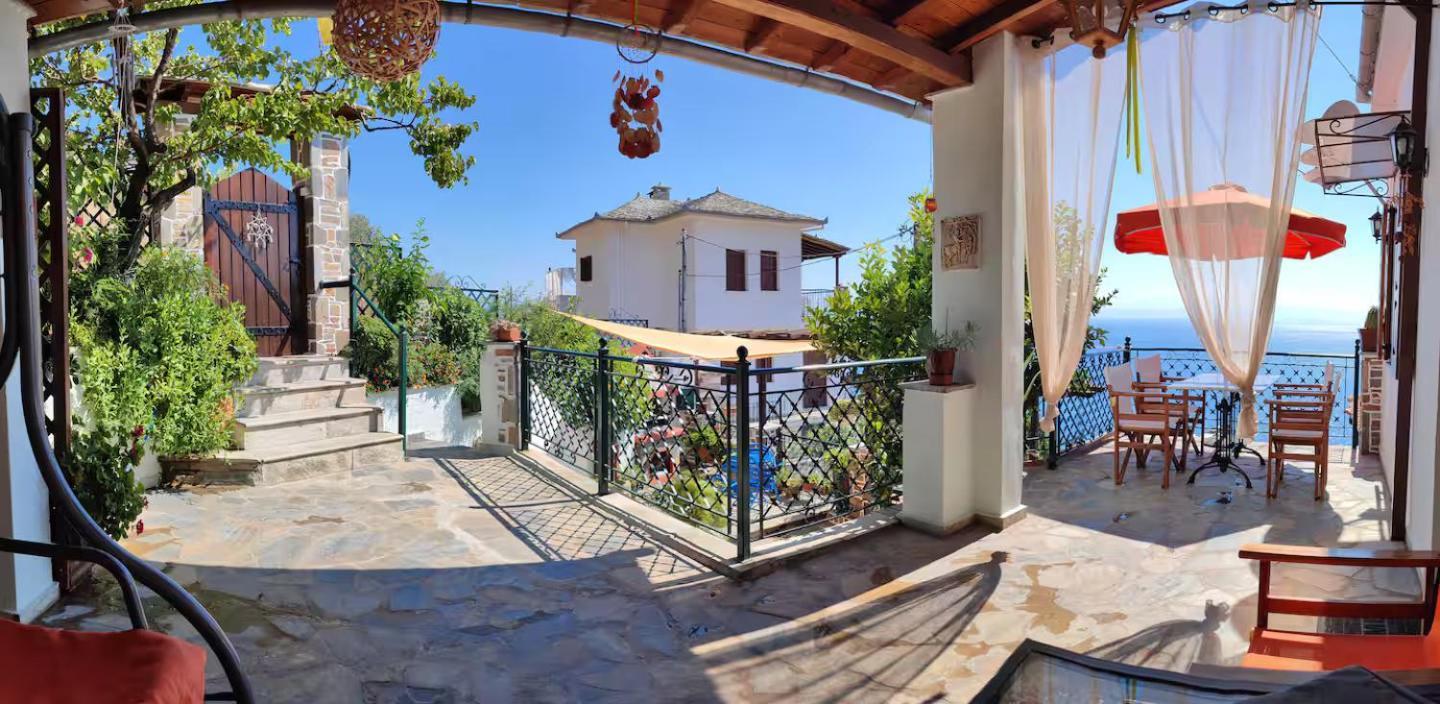The Pagasetic Balcony - Magestic Sea Cottage Volos Exteriér fotografie