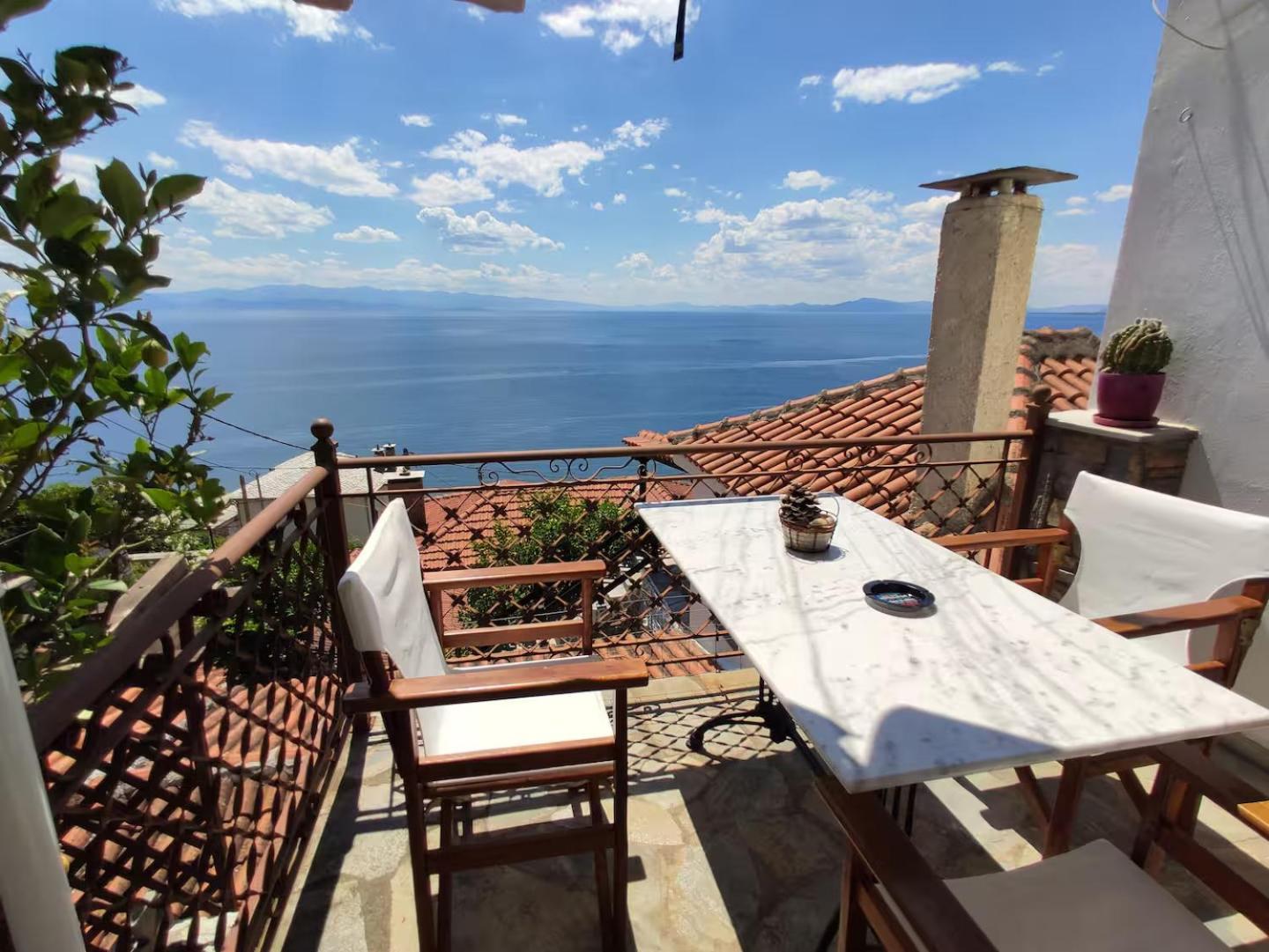 The Pagasetic Balcony - Magestic Sea Cottage Volos Exteriér fotografie